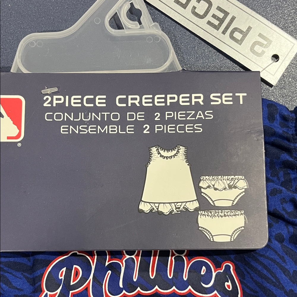 MLB Blue and Red Kids Matching Set - Picture 6 of 6